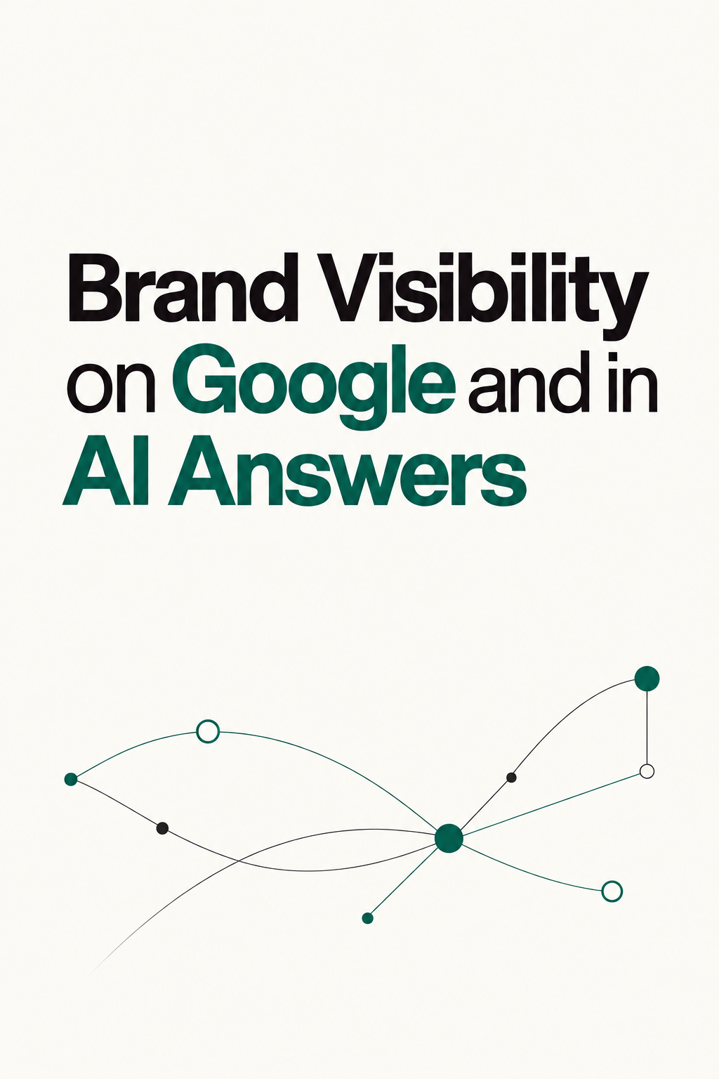 Guide cover: Brand Visibility on Google and in AI Answers